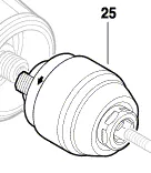 Mandrin à serrage rapide réf. 2 609 111 104 BOSCH